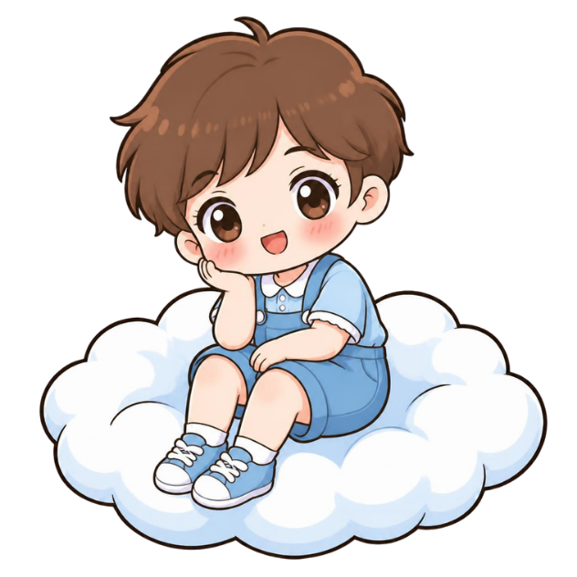 Cute chibi boy